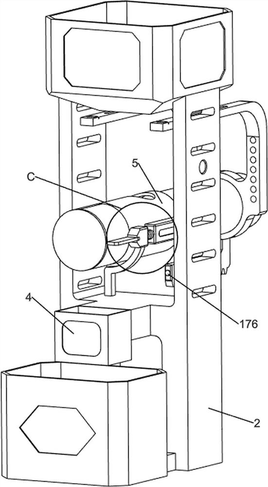 Automatic steel slag cake pressing and efficient cake discharging device for steel machining