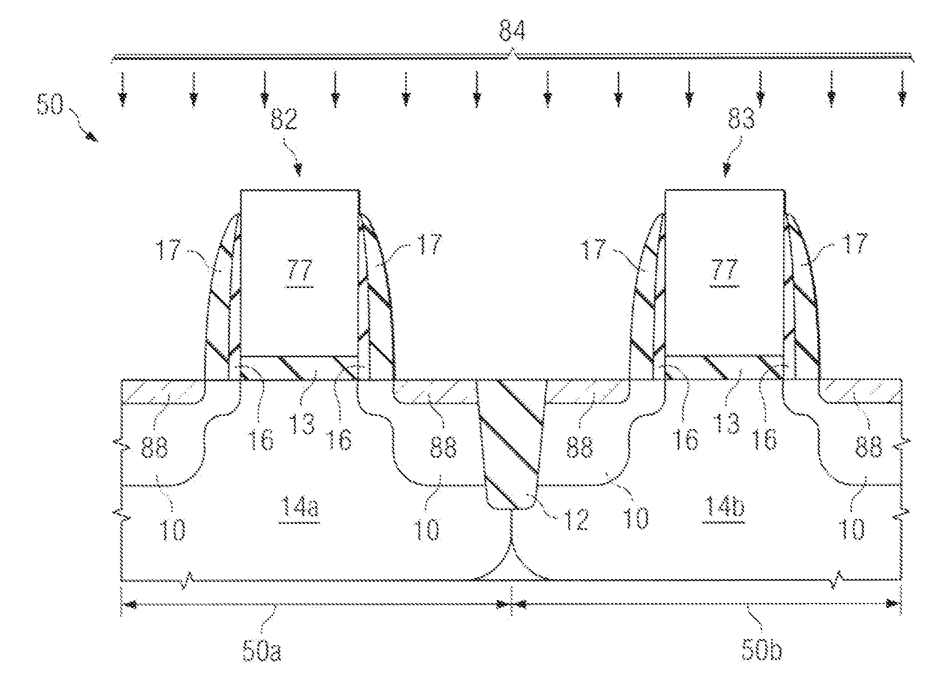 Process method to fully salicide (FUSI) both n-poly and p-poly on a CMOS flow