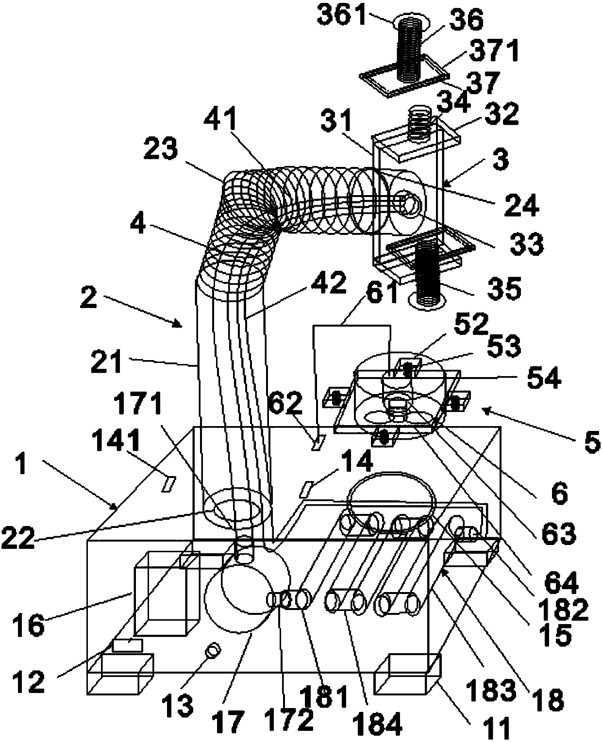 Mobile phone universal bracket with water cooling system