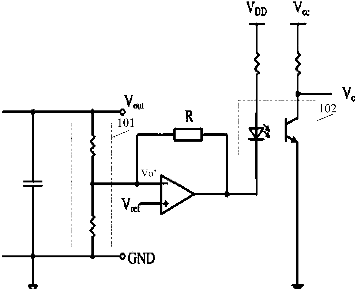 Voltage detection method and circuit and switching power supply with voltage detection circuit