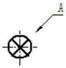 Center hole benchmark correcting method reducing cutting torque