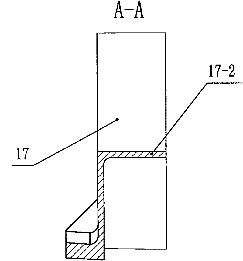 Die for controlling forming of asymmetric complex-curved rebar forge piece by using movable damping block