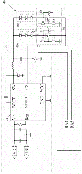 Light emitting diode (LED) drive unit