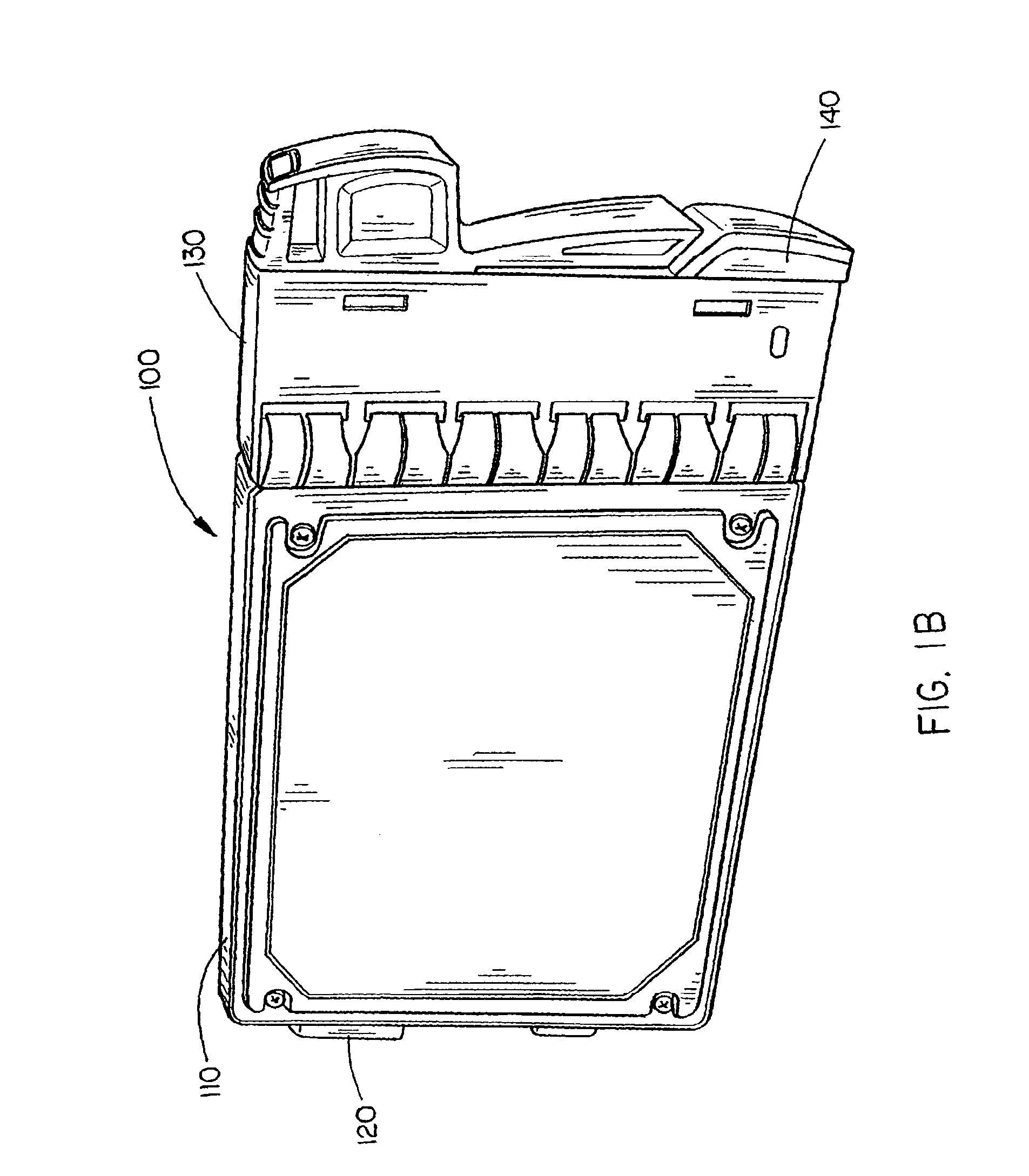 Apparatus for providing visual indication of engagement of a drive received within a drive cage