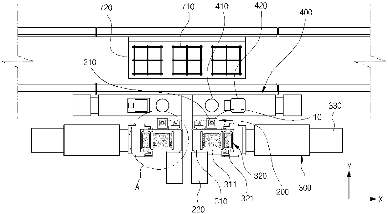 Flip-chip bonding device and bonding method thereof