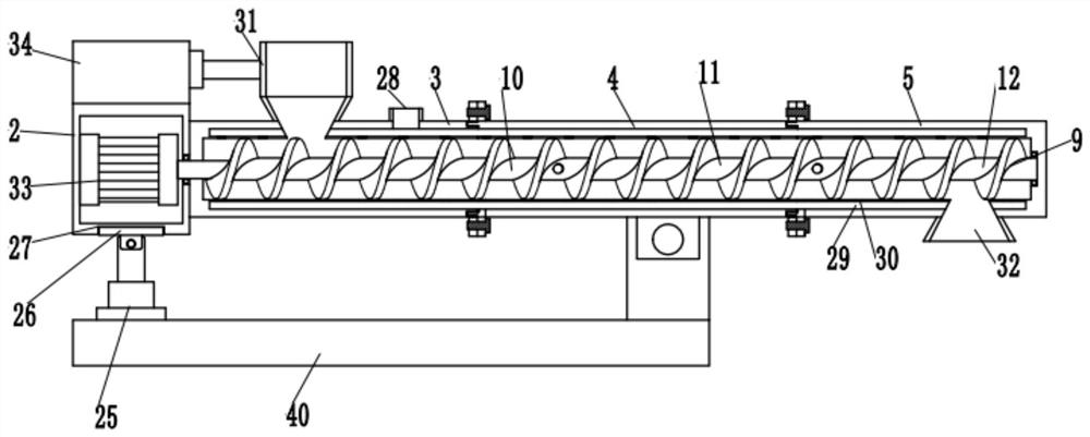 Spiral conveyor convenient to transport