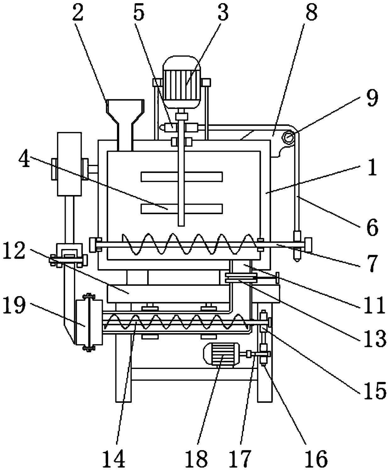 Novel sludge extruding granulation system