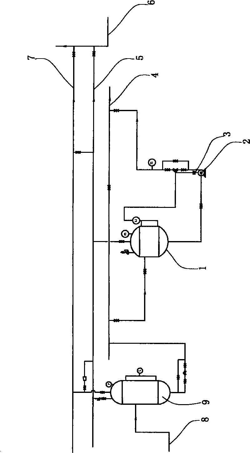 Method and device for recovering waste heat of steam condensate of calcination plant
