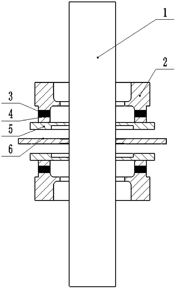 Ultrasonic thrust air bearing with curve grooves