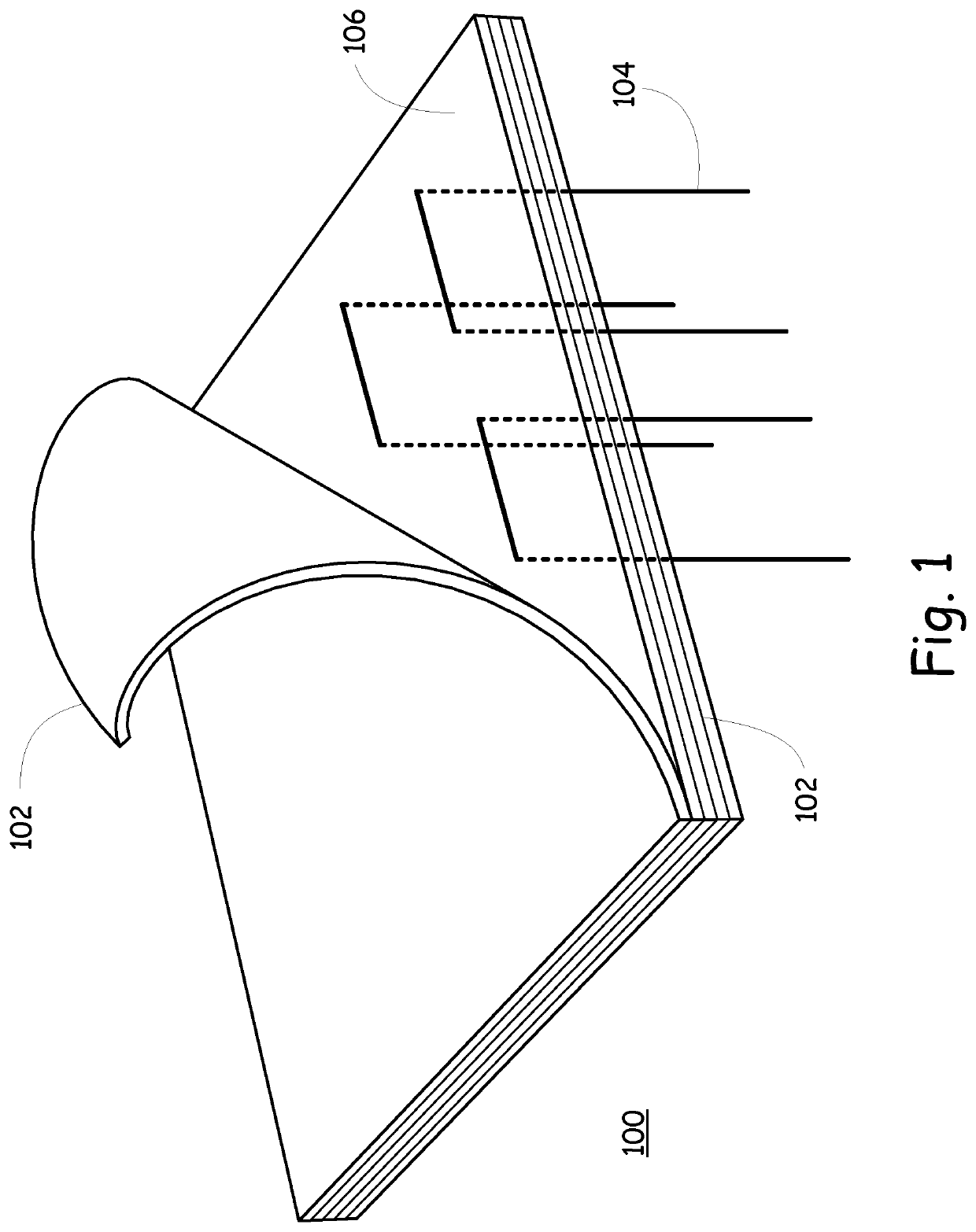 High temperature composite structure and system for detecting degradation thereof