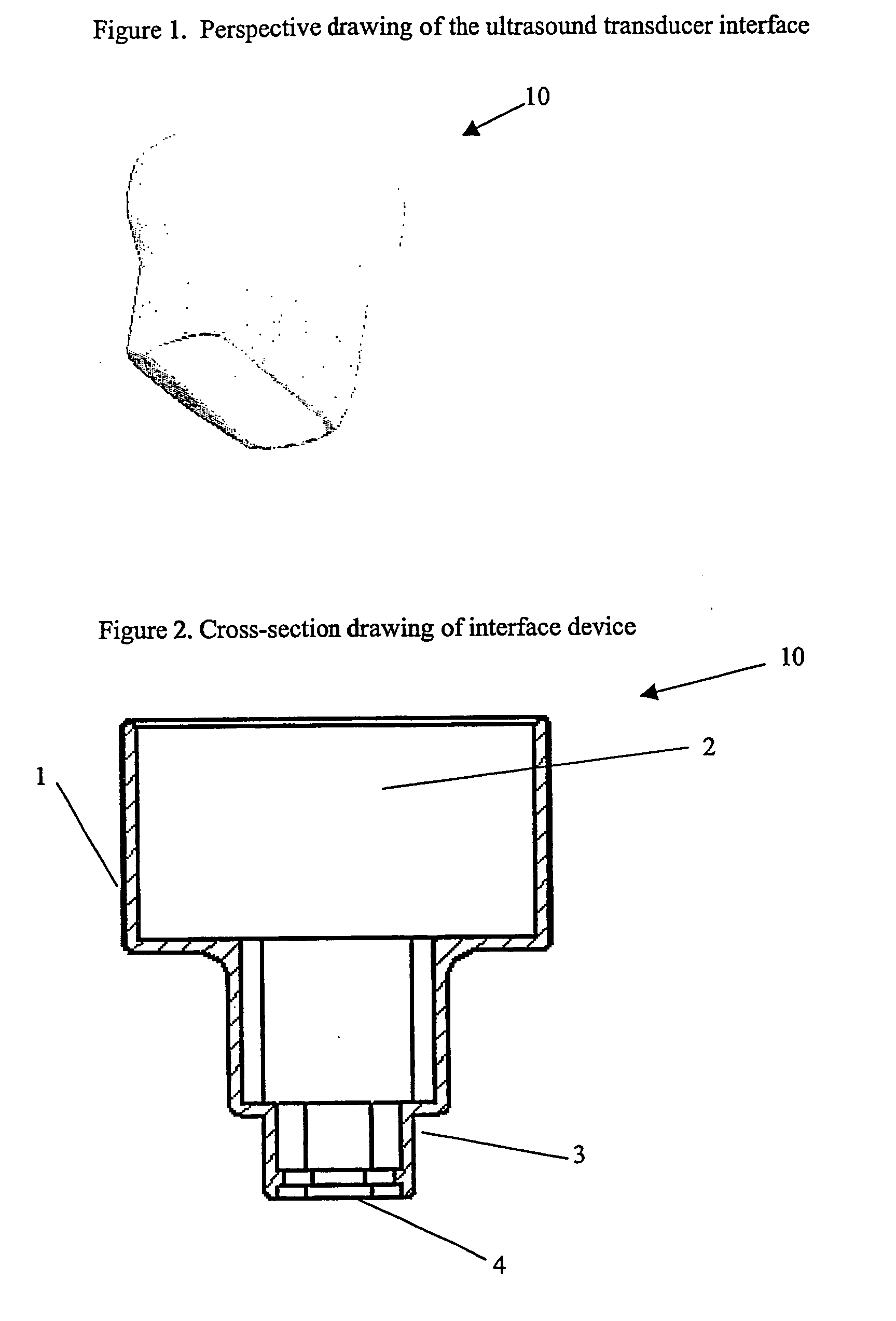 Ultrasound interfacing device for tissue imaging