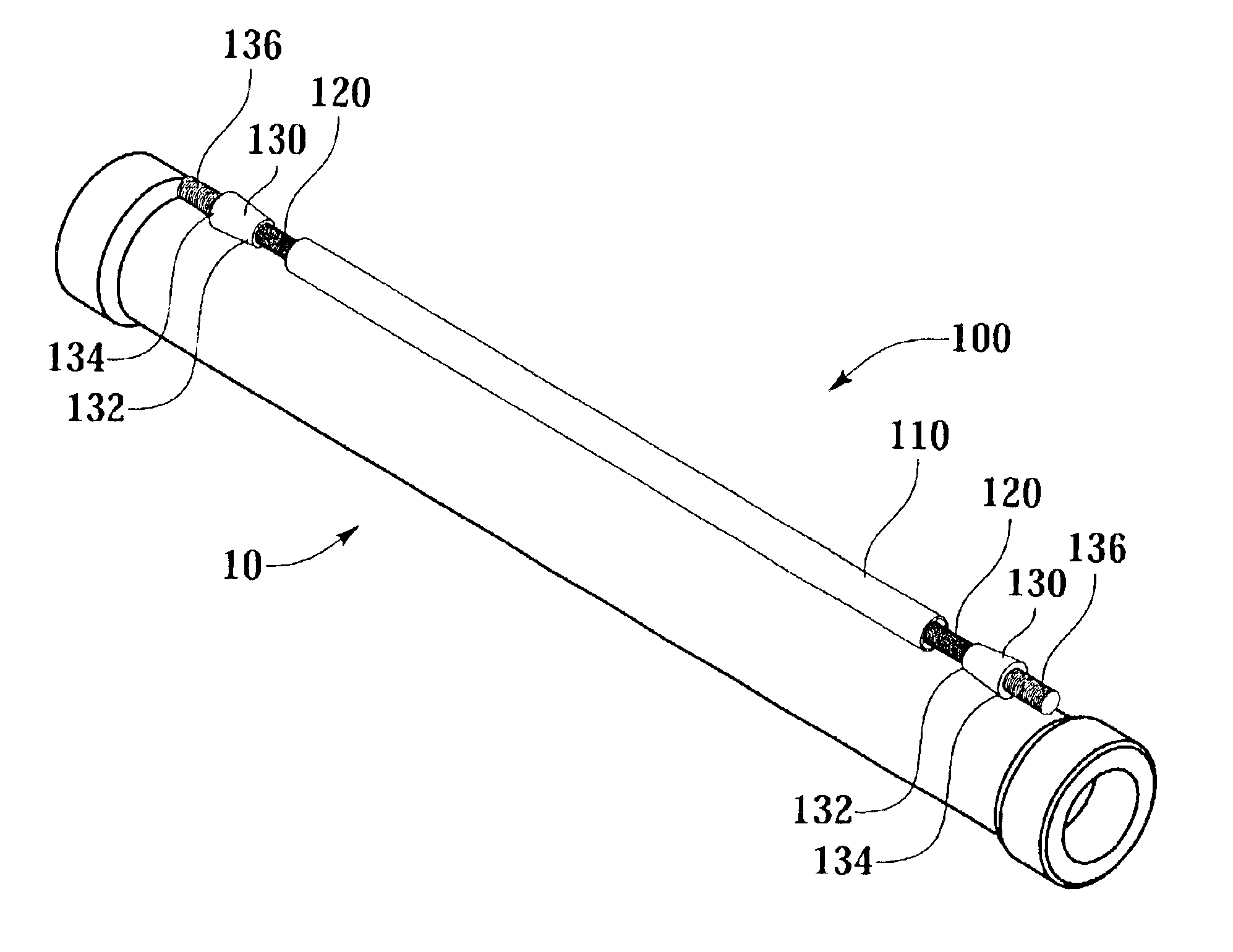 Piping with integral force absorbing restraining system
