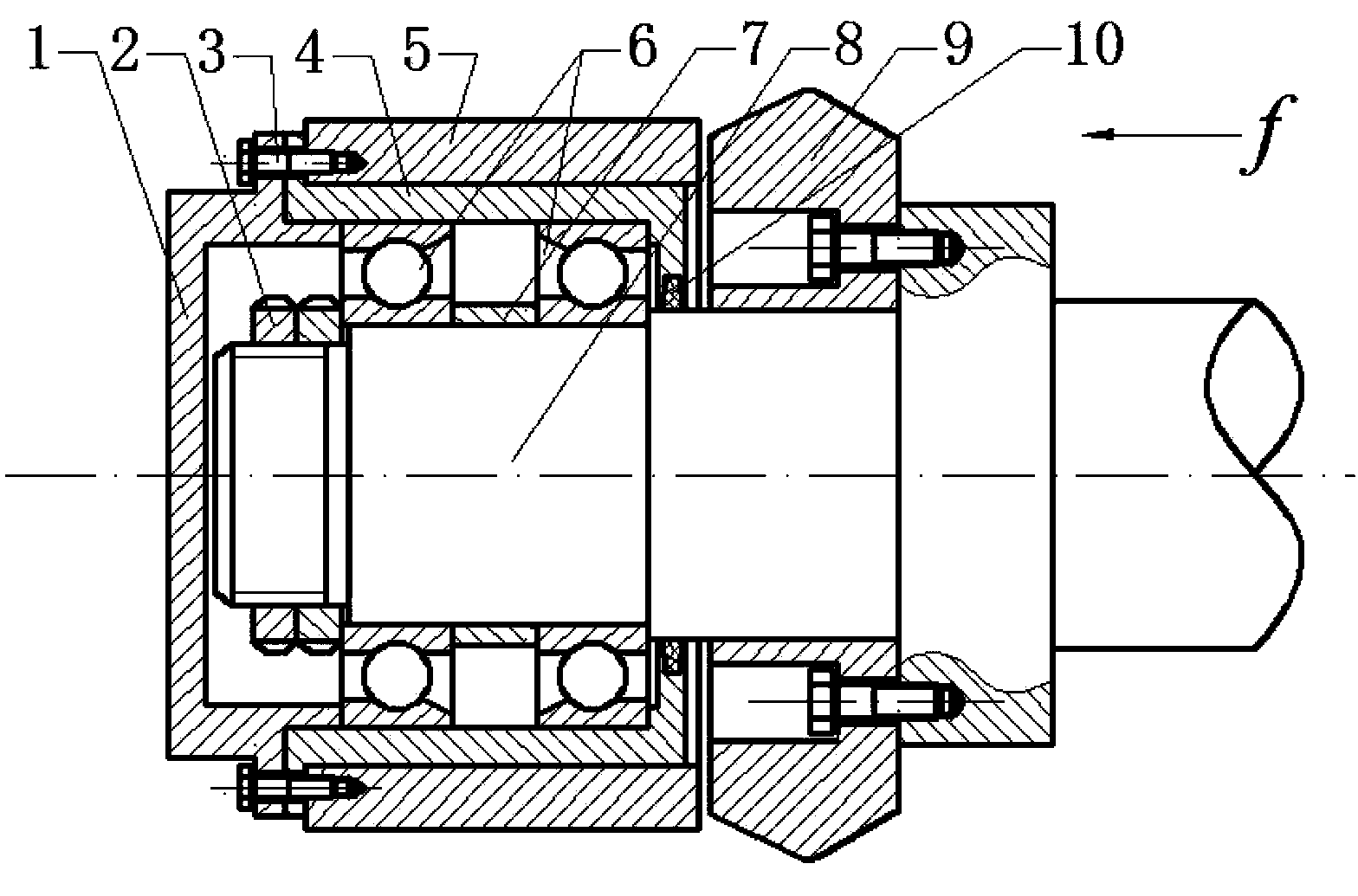 Forward spinning mechanism for cylindrical member