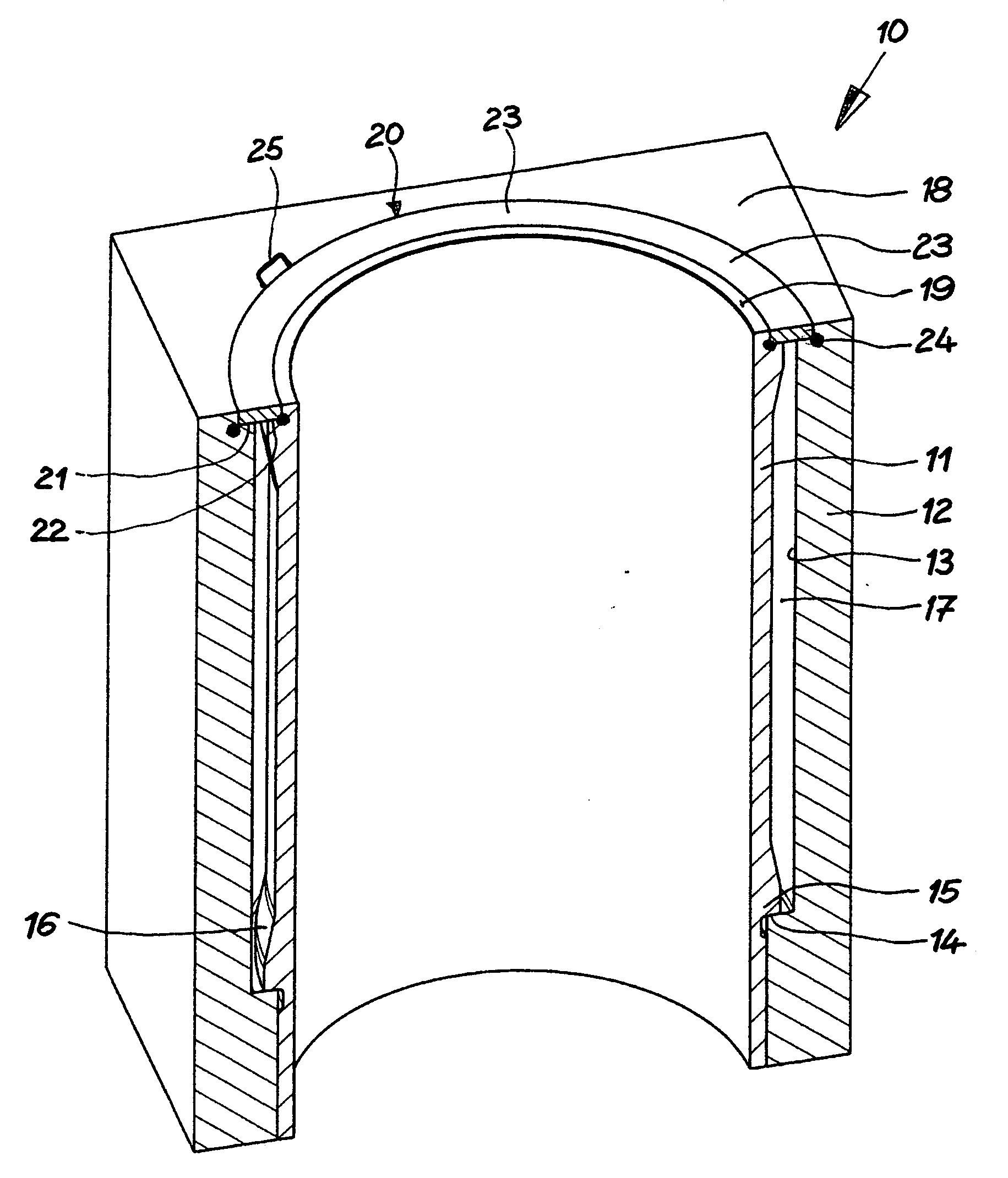 Modular unit composed of a cylinder sleeve and crankcase