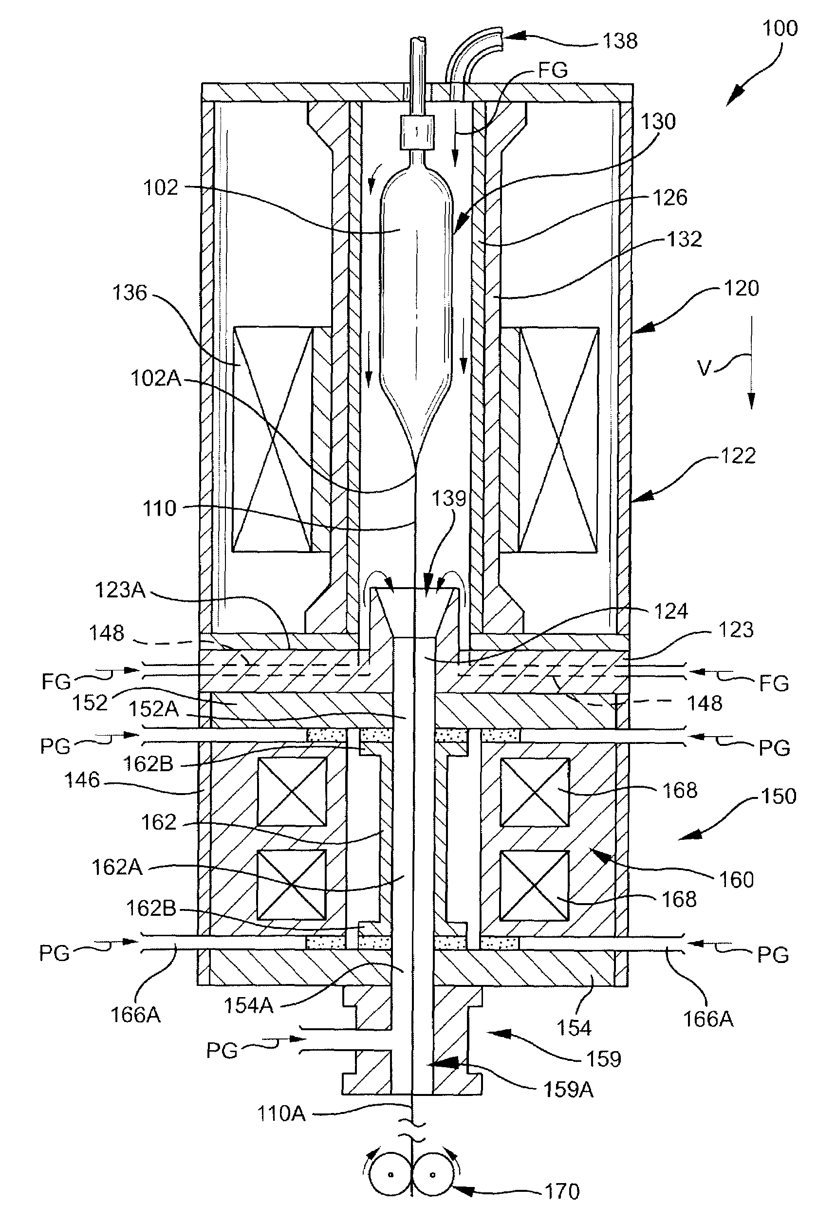 Methods and apparatus for forming heat treated optical fiber