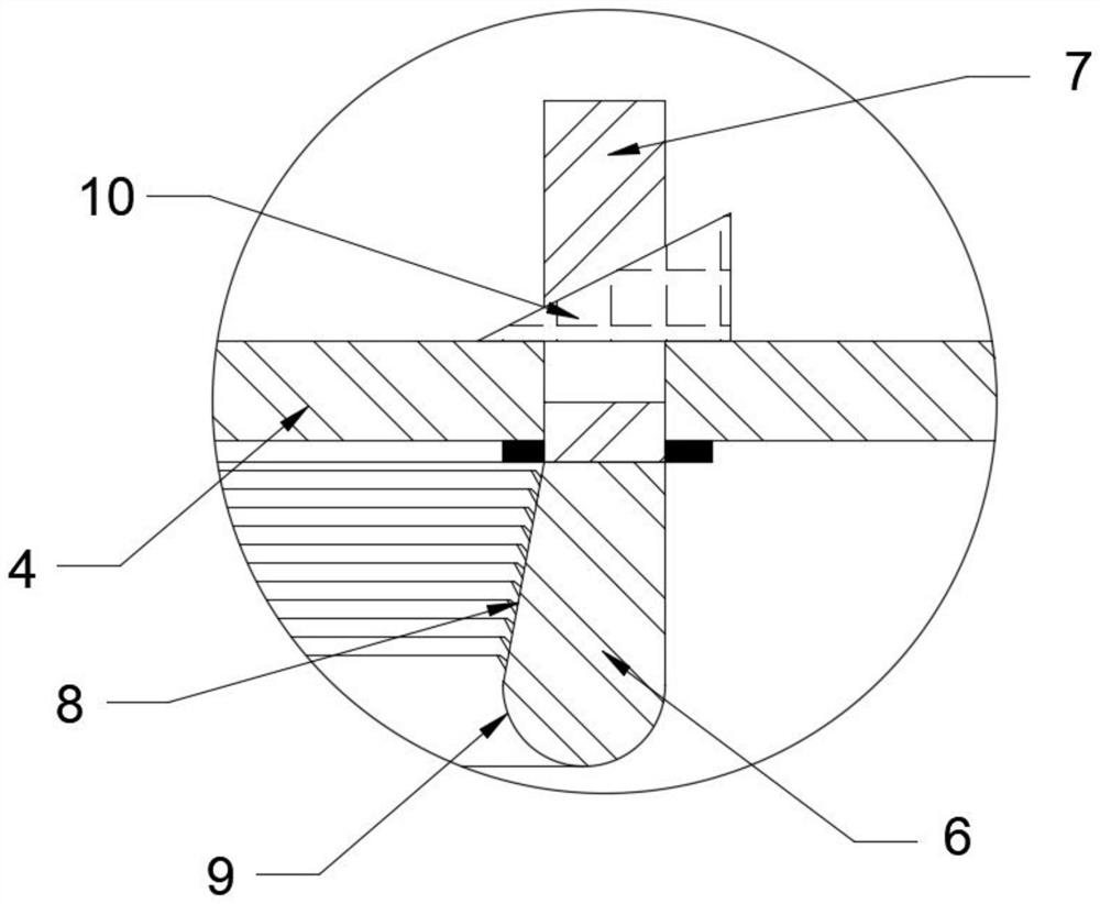 Waterproof casing pipe structure of dewatering well point and construction method