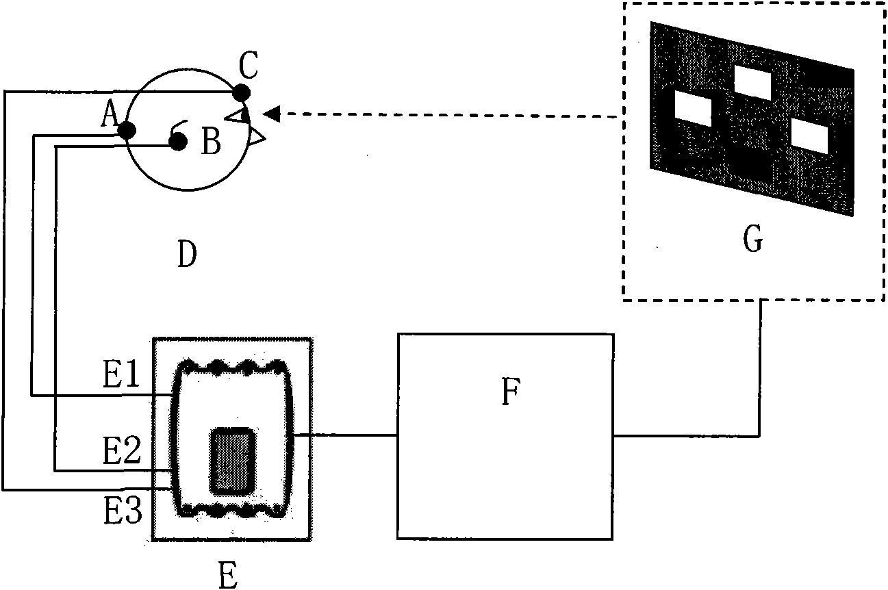 Multi-frequency time sequence combined steady-stage visual evoked potential brain-computer interface method