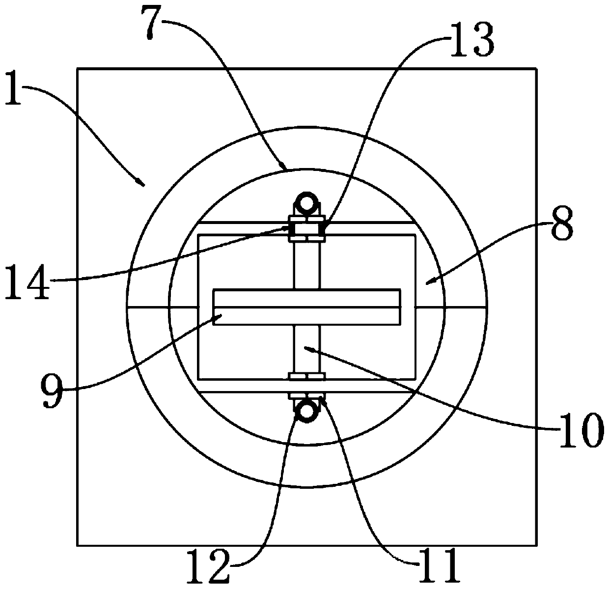 Ethernet cable connection clamping groove