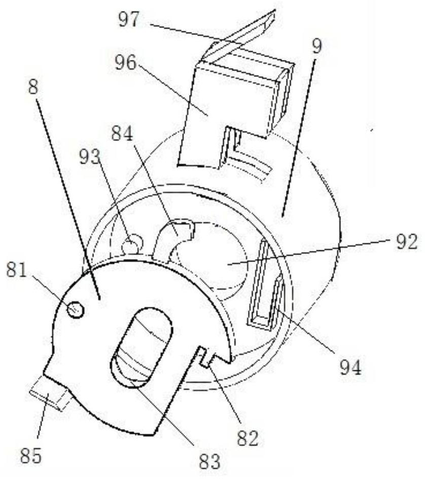 A self-retracting device of a freely positionable wired vibration sensor