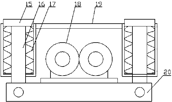 Splicing and compounding formation device of cracked stone