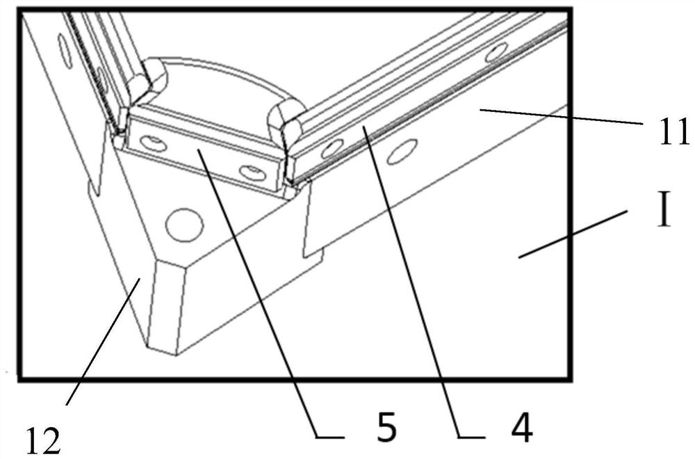 Space block metal truss radome and sealing method thereof