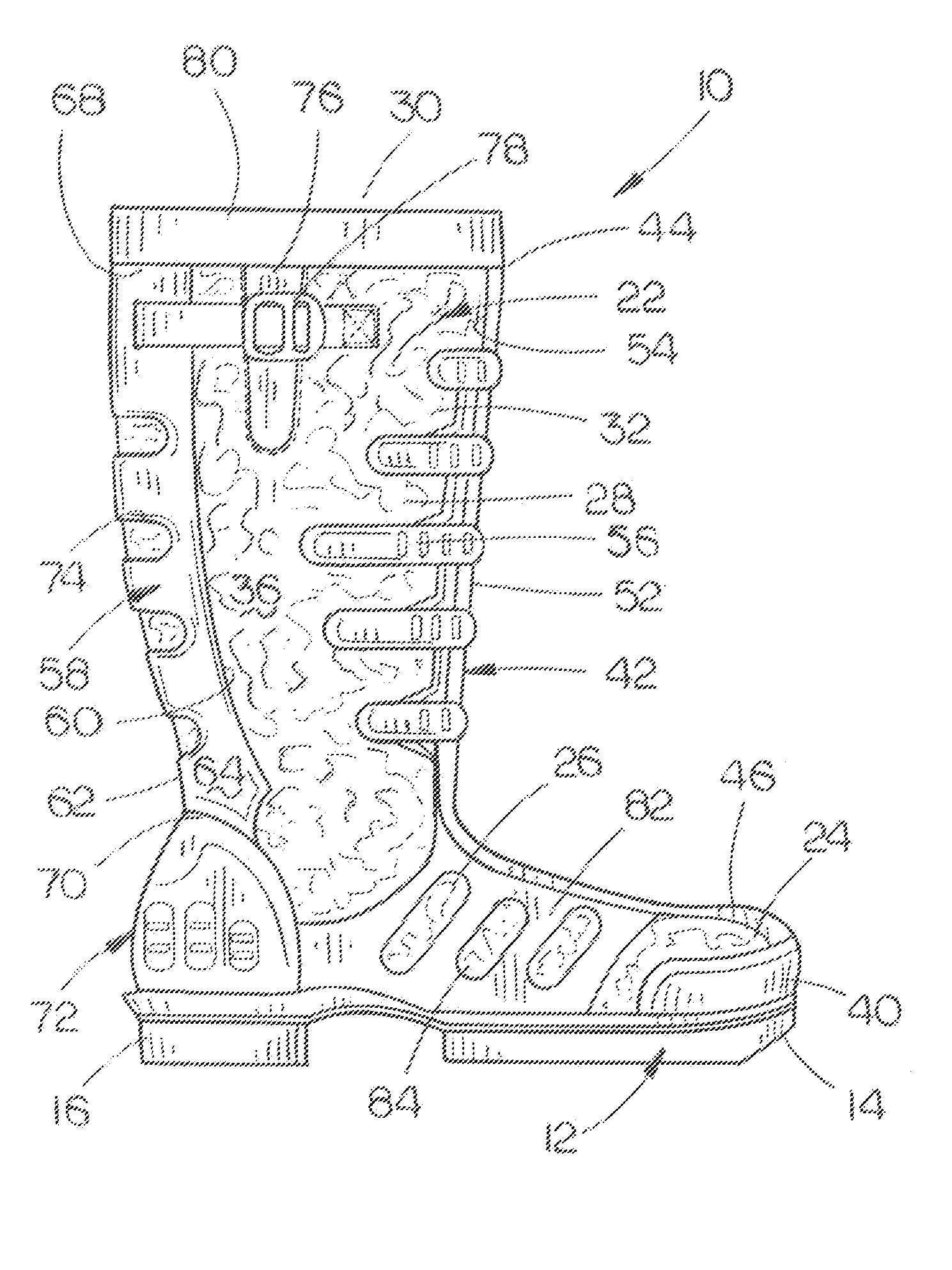 Waterproof breathable boot