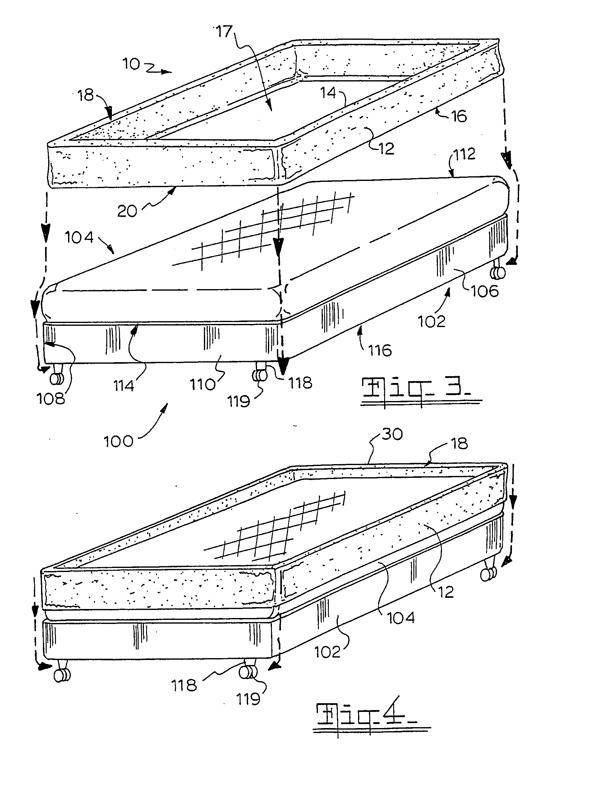 Wrap Device for a Bed Ensemble