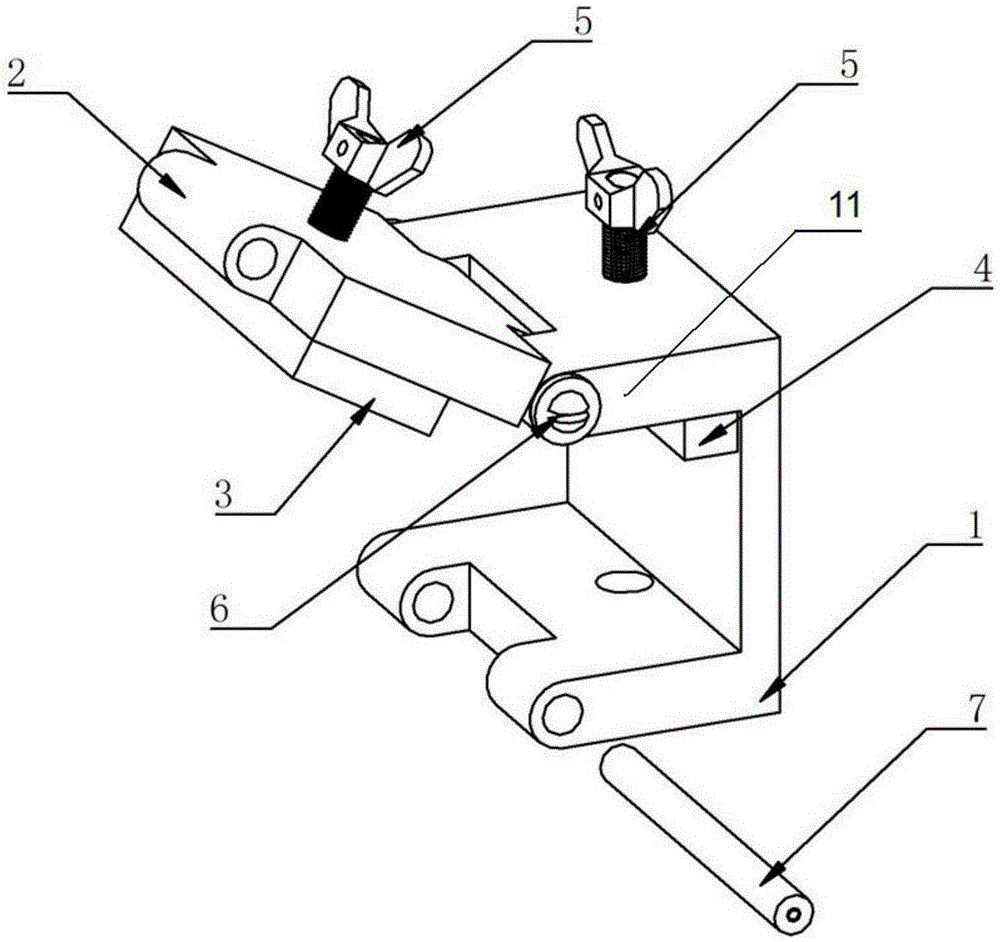 An adjustable two-way mechanical clamping tool