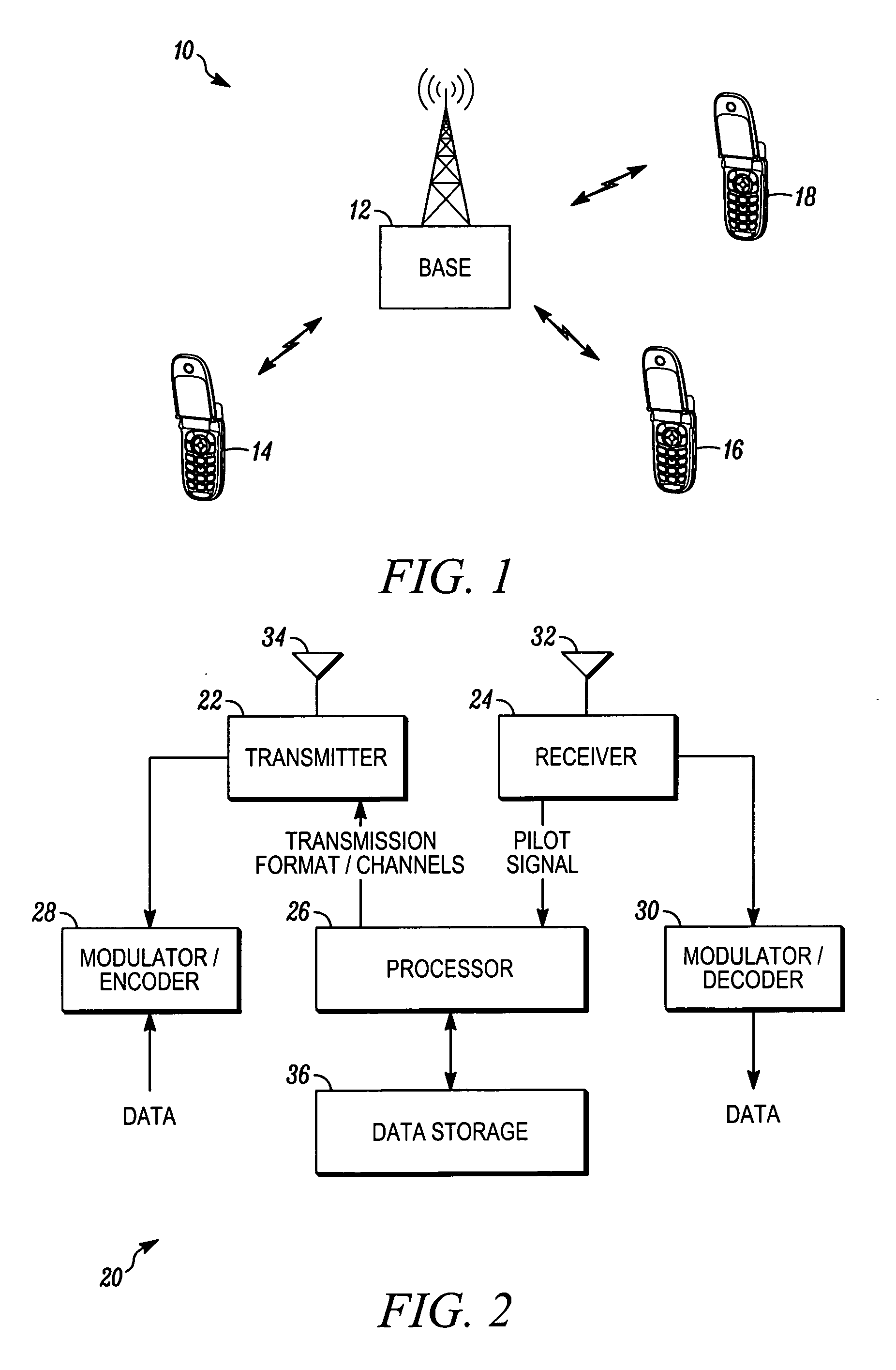 System and method for selecting transmission format using effective SNR