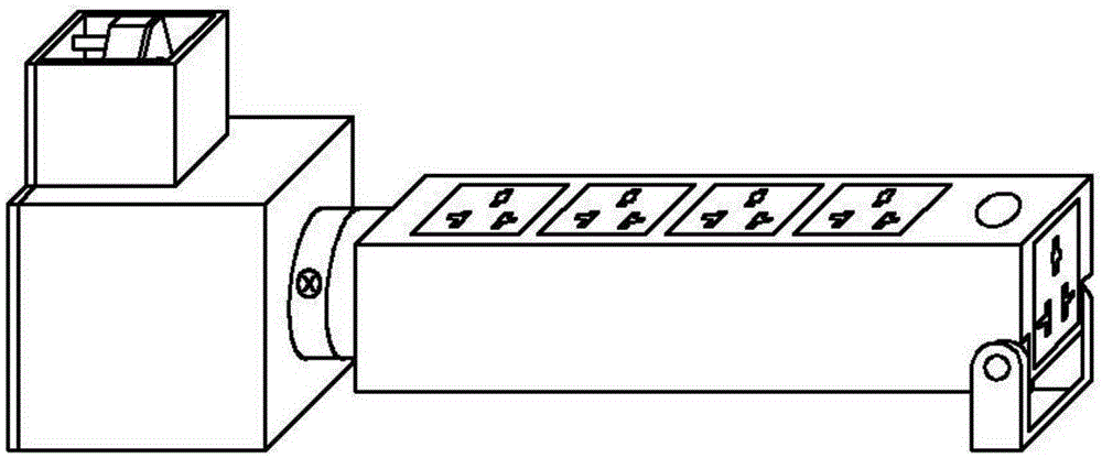 Combined type power supply socket device