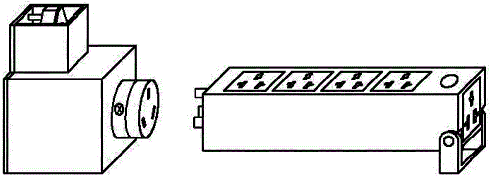 Combined type power supply socket device