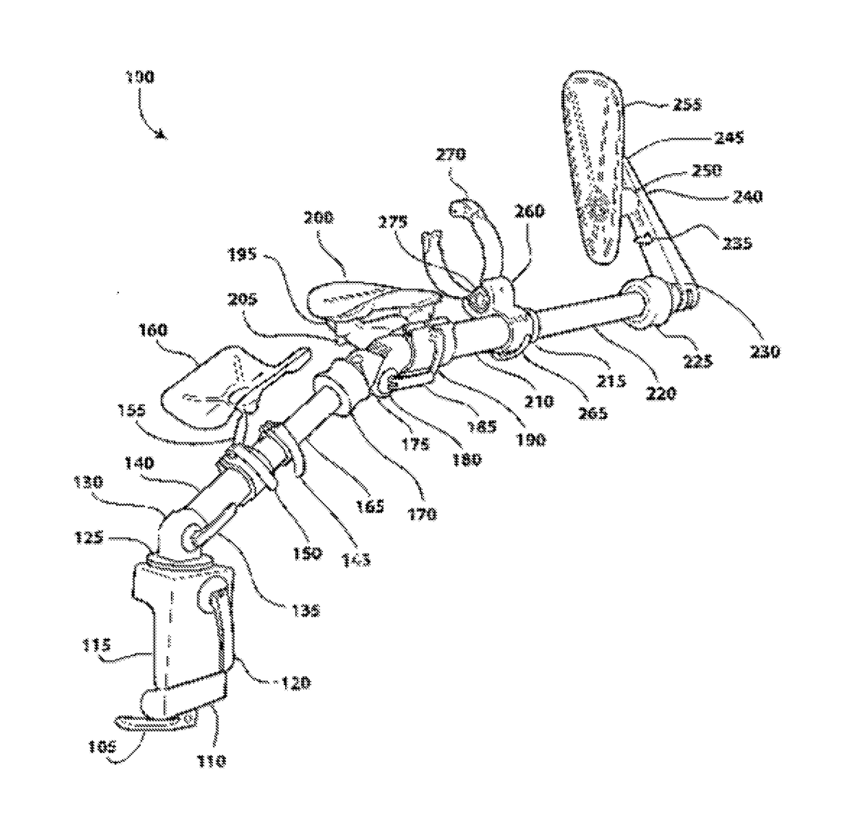 Lift for extremity surgical positioning device