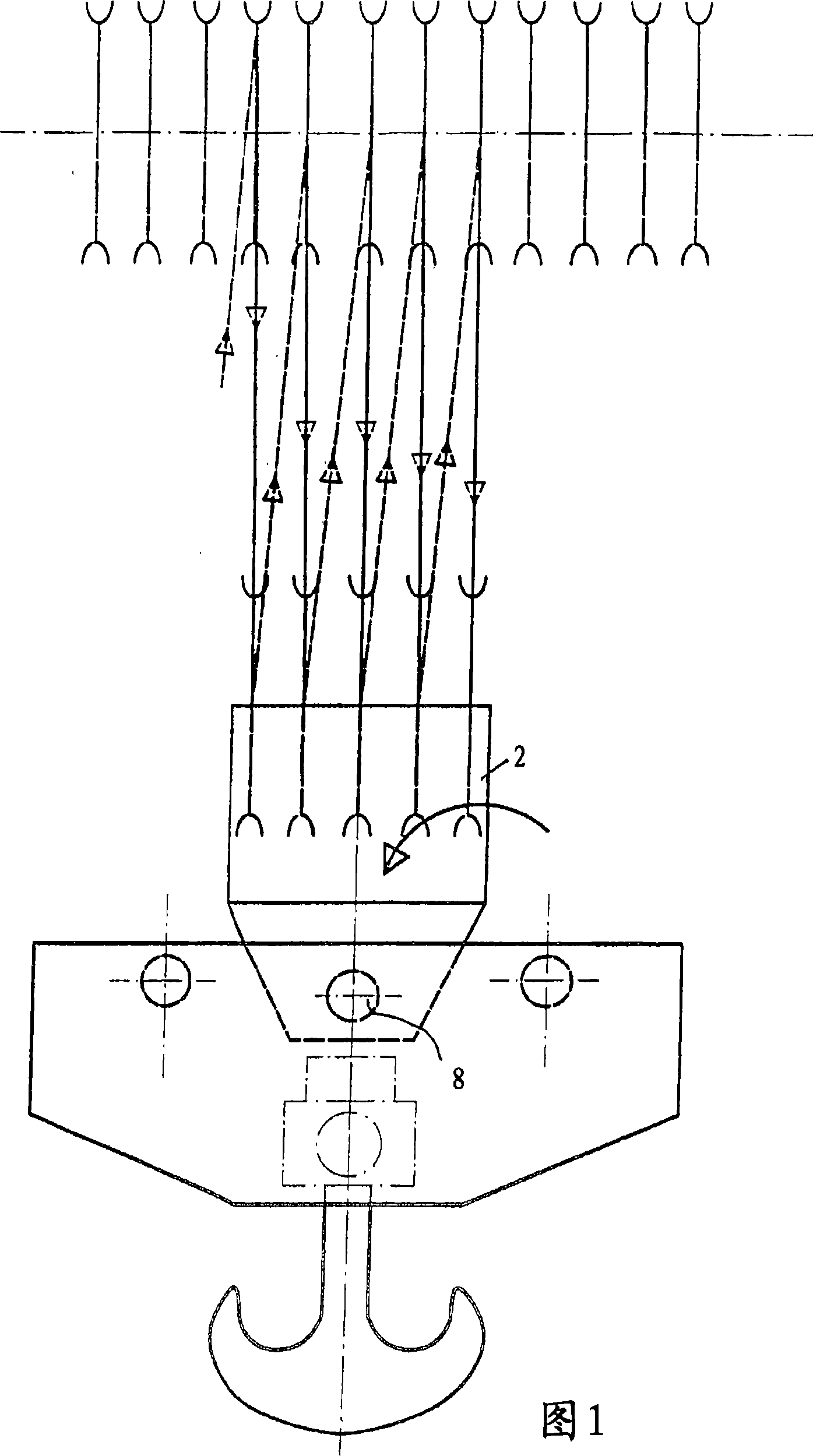 Combination double bottom hook block