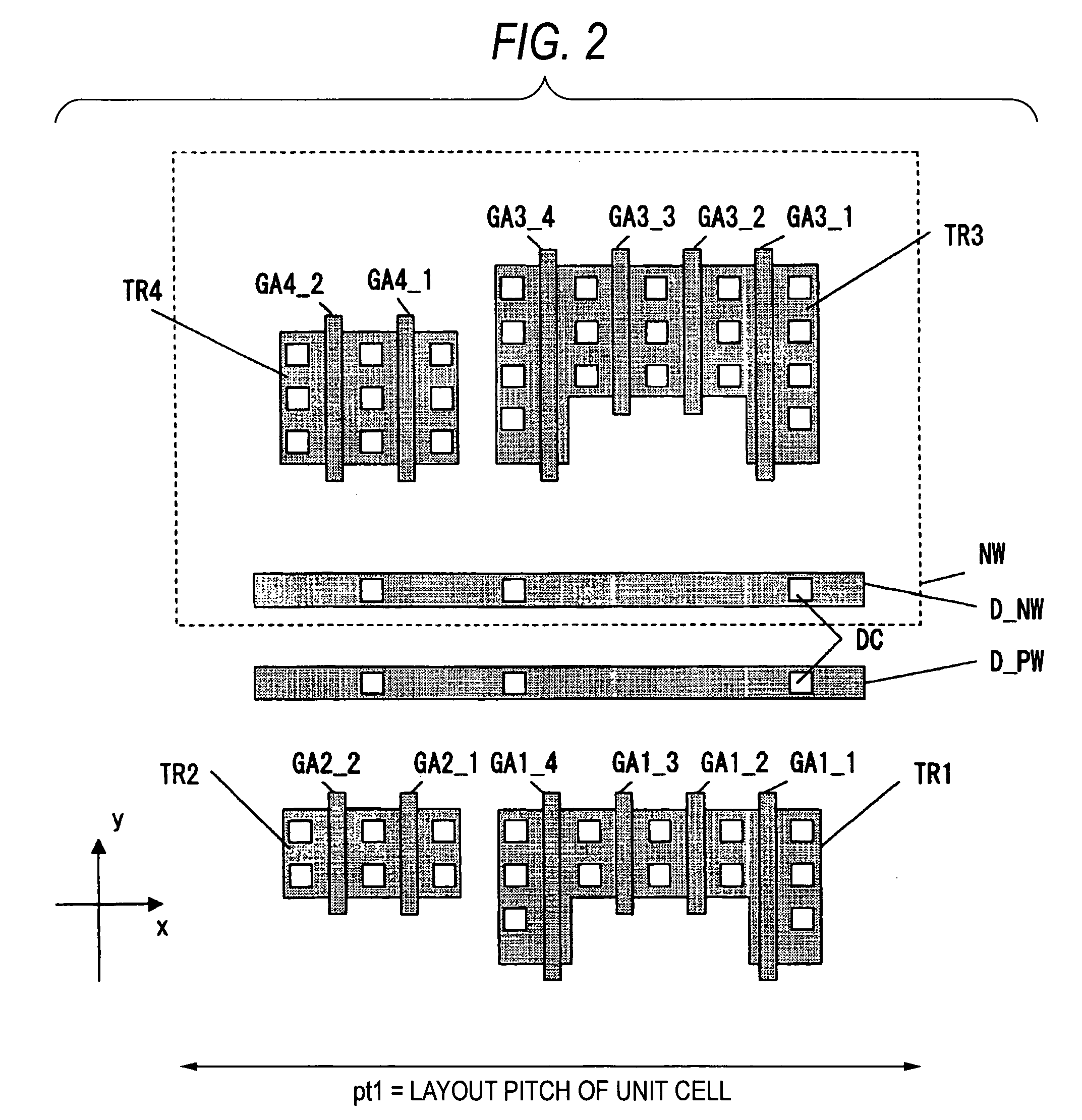 Semiconductor device and layout design method therefor