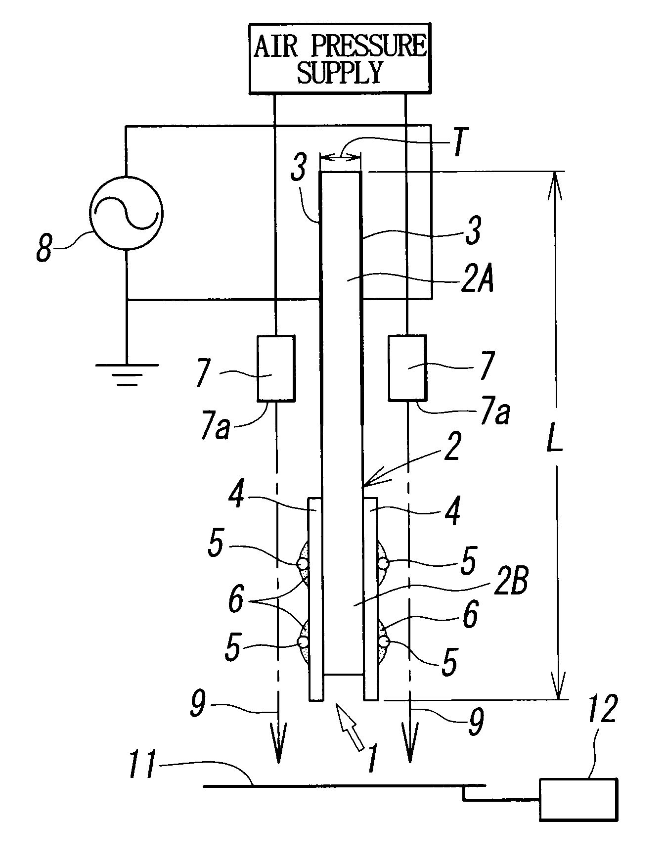 Piezoelectric transformer type ionizer and neutralization method