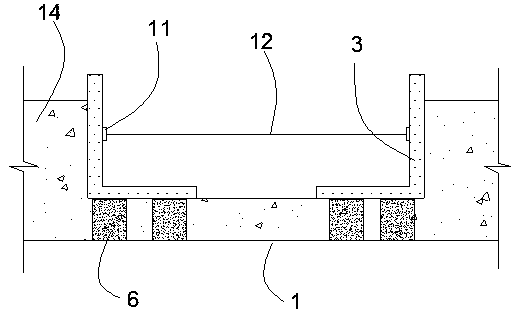 Construction method of adjustable concrete hanging mould structure