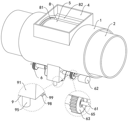 A valve used in regenerative oxidation furnace rto