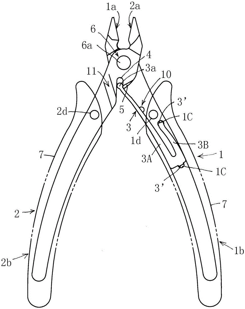 Opening/closing work tool