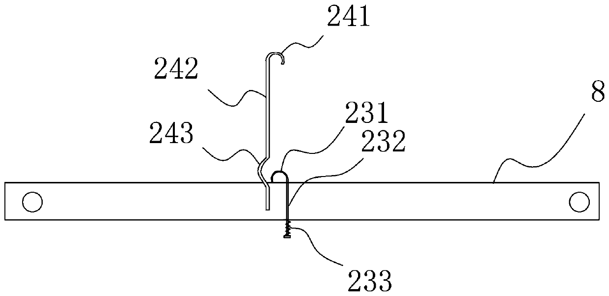 Insulating hanging frame for live working