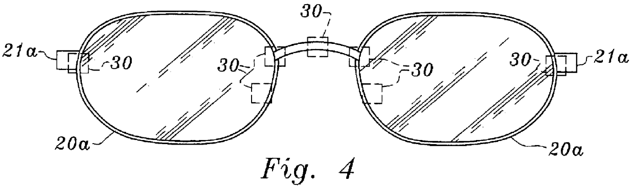Auxiliary eyeglasses with magnetic clips