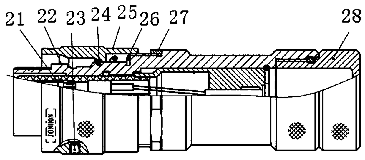 A fast push-pull locking explosion-proof usb circular connector