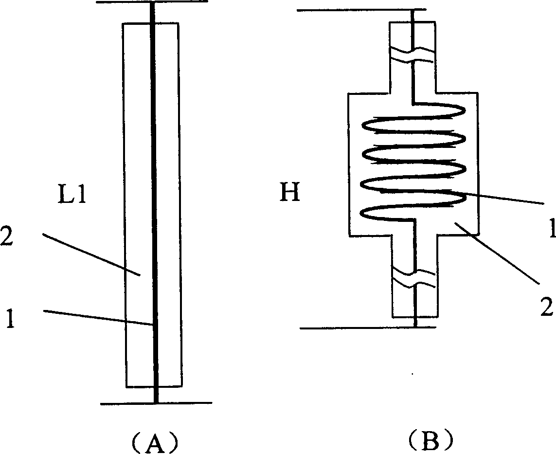 Current lead wire of superconducting device