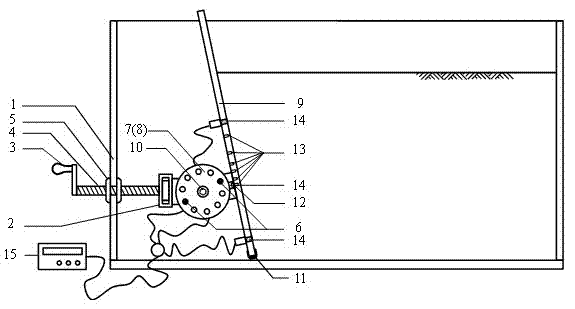 Active and passive soil pressure damage simulation analyzer for soil body behind retaining structure
