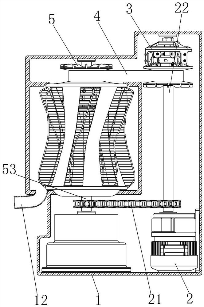 Efficient recovery device for waste residues generated in production of polyaluminum chloride