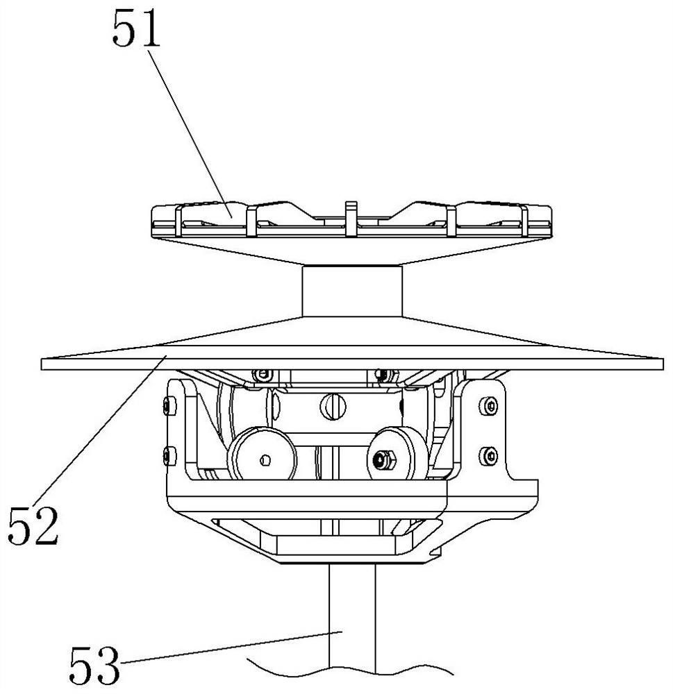 Efficient recovery device for waste residues generated in production of polyaluminum chloride