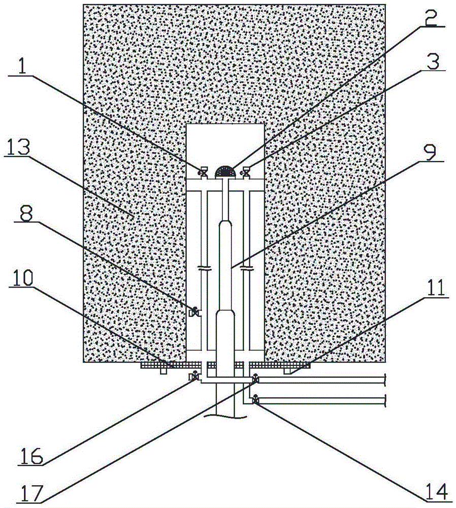 Loosing circle testing system and method based on coupling effect of rock water in drill holes of soft rock