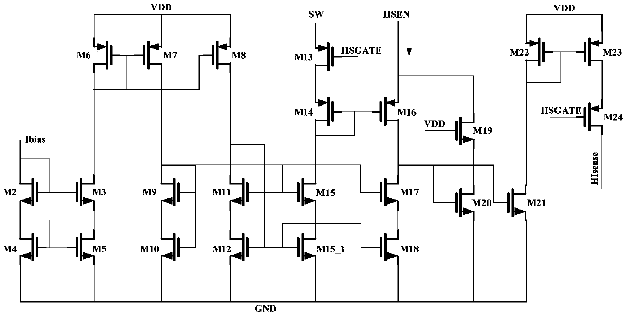 Current detection circuit for PWM/PFM dual-mode DC-DC switching power supply