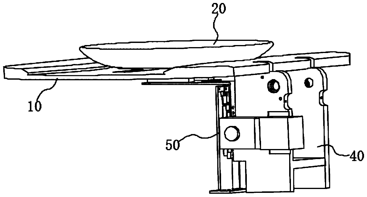 Self-positioning device and intelligent serving trolley