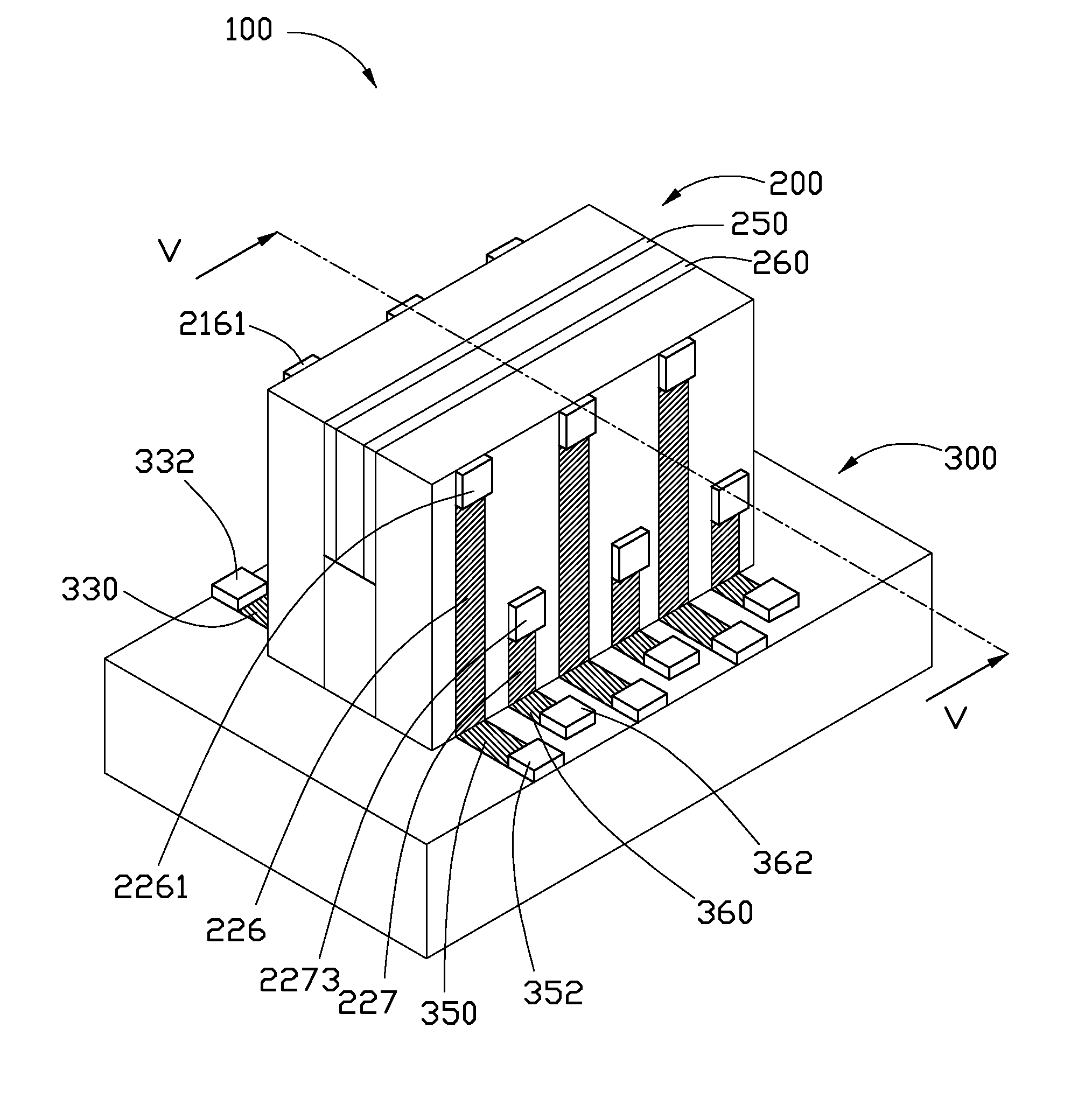 Micro electromechanical system connector and method for manufacturing same