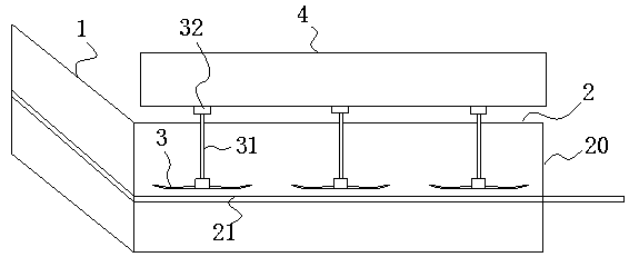 Fish skin fat-removing machine